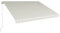 vidaXL Tenda da Sole Retrattile Manuale per Finestra Privacy Schermo Parasole a Scomparsa 400x300 cm in Tessuto PU Crema Telaio in Alluminio