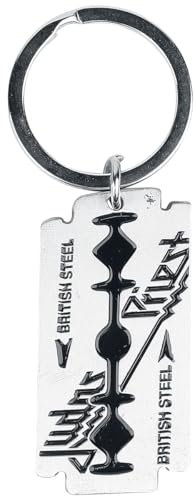 Judas Priest British Steel Unisex Schlüsselanhänger schwarz/silberfarben