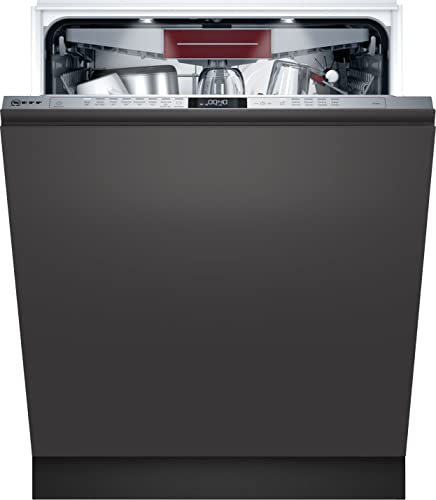 NEFF S157ZCX35E N70 - Lavastoviglie completamente integrata / 60 cm Home Connect/TimeLight/essiccazione zeolite / 8 programmi in acciaio inox