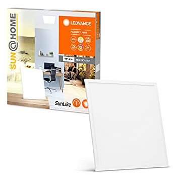 LEDVANCE SUN@HOME Smart LED Panel Deckenleuchte, 3250 Lumen, 2200 - 5000K, 60cm x 60cm, Planon Plus Tageslichtleuchte mit Wifi Technologie, Wand und Deckenleuchte mit Alexa, Google, App steuerbar