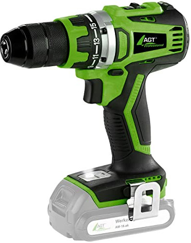 AGT Professional Akku Bohrmaschine: Akku-Bohrschrauber AW-18.bs, bürstenloser Motor, 20 V (ohne Akku) (bürstenloser Akkuschrauber, Akkuschrauber Brushless, Elektromotor)
