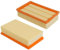 Poweka Lot de 2 filtres plats plissés compatibles avec NT 25/1 Ap, NT 35/1 Ap, NT 35/1, NT 45/1, NT 55/1, NT 361, NT 561, NT 611 Tact, Te, M, Éco pour 6.904-367.0/69043670