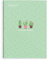 Novilla Miquelrius - A4-Notizbuch, 1 Farbstreifen, 80 karierte 5-mm-Blätter, 90-g-Papier, 4 Löcher, hartlaminierter Einband, Farbe Cactus Mint