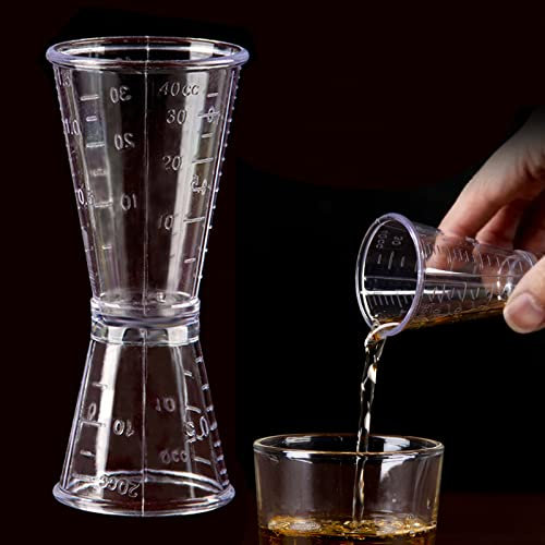 Verre doseur à cocktail - 2 cl - 4 cl - Pour barman à la maison, barman, boissons