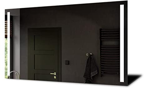 A ARTFORMA 900 X 600 mm Illuminated Bathroom Mirror with LED Lights | 96 sized | Battery Operated | Backlit Smart Mirror | L02