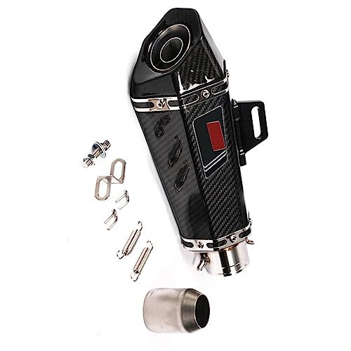 Universeller 36–51 Mm Motorradauspuff Mit DB-Killer-Schalldämpfer Für Suzuki GSXR1000 SV650 (Color : E)