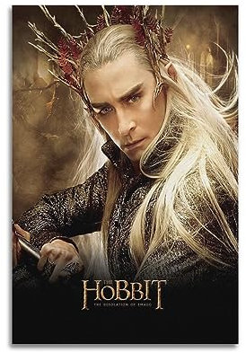 VZRSQZK Filmposter The Hobbit Serie Thranduil, dekoratives Gemälde, Leinwand-Wandposter und Kunstdruck, modernes Familienschlafzimmer-Dekor-Poster, 20 x 30 cm