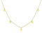 Mary & Jules Halskette Damen Gold 925 Sterling Silber, aus recyceltem Silber, vergoldet, Kette mit Plättchen, Choker Kette Damen, Coin Kette Gold für Frauen Mädchen, Goldkette Damen