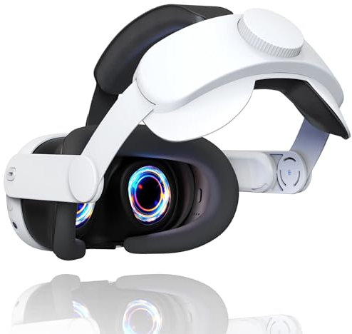 Kopfband für Meta Quest 3/Quest 3S,Verstellbarer Kopfband kompatibel mit Meta Quest 3/Quest 3S Zubehör, Quest 3/Quest 3S Elite Strap Gurt Bequem und Druckreduzierend Reduziert den Kopfdruck