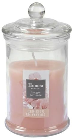 Bougie Parfumée Bocal Essentiel II 15cm Cerisier en Fleurs