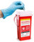 Sharps Container Small - Sharps Containers for Home Use and Labs - Portable Needle Disposal and Travel Size Biohazard Bin - 2 Quart (Pack of 1)