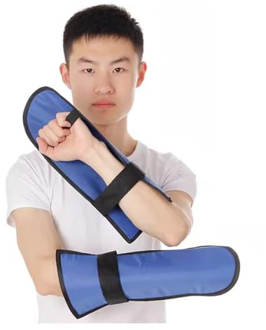 KPHYMOD Bleischürze 1 Paar Röntgen-Bleihandschuhe, Bleikleidung Für Hände Und Unterarme, Einseitige Handschuhe Zur Abschirmung Von Röntgenstrahlung (Color : Blue, Size : 0.5mmpb)