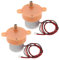 EMSea 2Pcs Petit Moteur de Réduction 3rpm Moteur à Engrenages à Vitesse Lente 3-12V DC Moteur à Engrenages à Vitesse Lente à Faible Bruit pour Lampes de Projection Lampes étoilées Jouets Et Artisanat