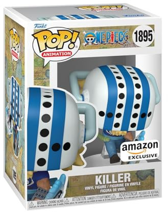 Funko Pop Animation: One Piece - Killer - Amazon Exclusive - Collectable Vinyl Figure - Gift Idea - Official Merchandise - Toys for Kids & Adults - Anime Fans