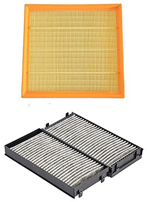GIGIROM Filtre à air Filtre d'habitacle, for BMW, X5 SDrive35i F15 X5 XDrive35i X5 XDrive40i X6 XDrive35i X6 XDrive40i 2013-2014 13717571355 64316945586 Filtre à Pollen Pour Voiture