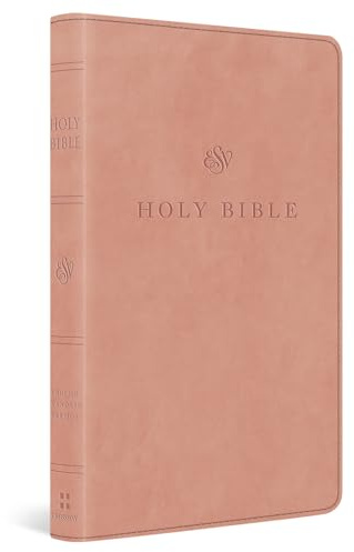 ESV Premium Church Bible, Large Print, Red Letter (TruTone, Blush Rose)