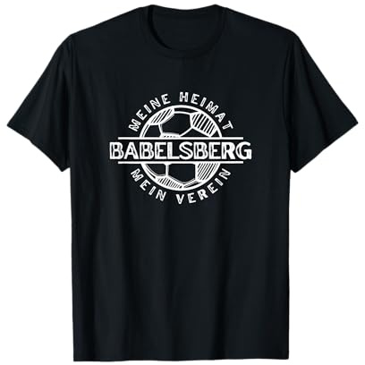 Babelsberg Fußball Kicken Fan Berlin Herren blau weiss T-Shirt
