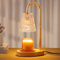 CZHHMART Candle Warmer Lamp with Timer - Electric Melter for Wax Jar Candles, Glass Lampshade, Height Adjustable, Flameless Burner, 2 Bulbs