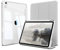 GKABXY Case for New iPad (A16) 11th Generation 11 inch 2025, iPad 10th Generation 10.9 Inch 2022, Clear back Shockproof Shell Cover with Pencil Holder, Tri-fold stand, Auto Wake/Sleep, Gray