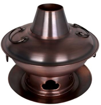 YDHSIKK La Olla de Cobre Charcoal Hot Pot Charcoal Hotpot Copper Hot Pot Hot Pot Fireplace Hot Pot Suitable For Family Copper Hot Pot(34cm)