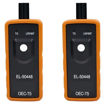 2 unidades de sistema de aprendizaje EL 50448 medidor de presión de neumáticos, dispositivo de aprendizaje TPMS Relearn Tool,Dispositivo para restablecer la presión de los neumáticos, instrumento de