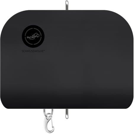 SCHMUSEWOLKE Federwiegen Motor - für Baby Federwiegen - ab Geburt bis 15 kg - anthrazit - mit Tempo- und Timerfunktion