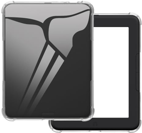OAGELIM Hülle Kompatibel mit Barnes & Noble Nook GlowLight 4 6.0 2021, Leichtes Weiches TPU, Kratzfeste Ultra Slim Schützende Tablet Hülle, Stoßfeste Schale Schlagfest(Transparent)