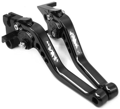 Motorrad-Handbremse CNC-gefräste kurze Brems- und Kupplungshebel für SV 650, 650S, SV650, SV650S, für Katana (1999–2009)(Black-B)