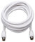 REV Koaxialkabel, Antennenkabel für Satellitenanlagen, 3m, RG6, weiss