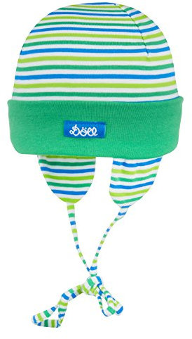 Döll Unisex - Baby Mütze Bindemütze Jersey, Gr. 39, Blau (Kelly Green 5140)