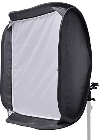 Bresser F001115 Fotostudio SS-20 Quick-Fit Softbox 60 x 60 cm mit Wabe