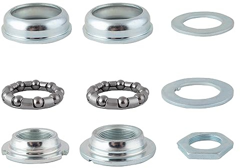Sunlite Bottom Bracket Set, 24 TPI / 68mm, Silver
