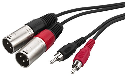 Audio-Verbindungskabel, 3m Monacor MCA-327P