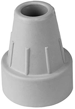 Krückenkapsel grau 16mm (Ossenberg), Zubehör für Gehstöcke und Unterarmgehstützen