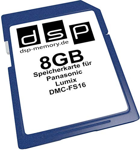 8GB Speicherkarte für Panasonic Lumix DMC-FS16