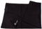 TigerTie Damen Nickituch Halstuch in schwarz einfarbig Uni - Tuchgröße 60 x 60 cm - 100% Baumwolle