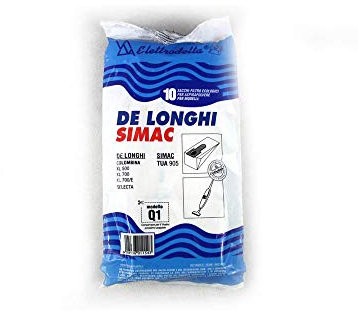 Petingros Sacchetti per Aspirapolvere De Longhi Simac Q1 10pz