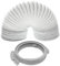 SPARES2GO 2m Vent Hose + Adapter/Connector Ring for Indesit Tumble Dryer