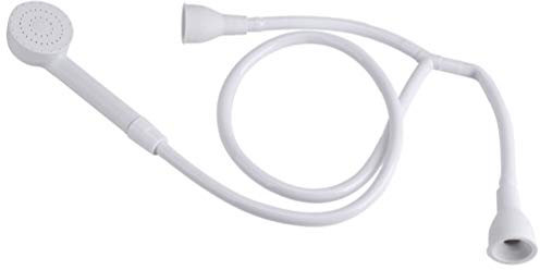 Ducomi Douchette Portable Universelle pour Lavabo, Mitigeur avec Flexible de Douche 100 cm - Pommeau de Douche pour Lavabo, Cuisine - Rallonge Flexible pour Laver Les Chiens et Les Cheveux (Double)