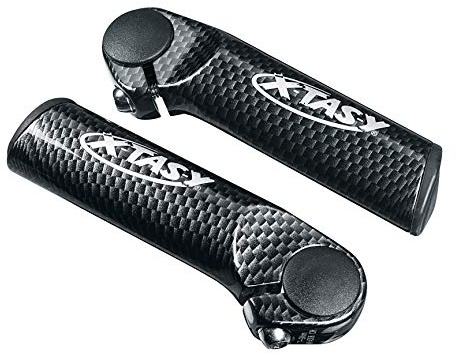 Bar Ends XtasY, Ergo S, AL6061 T6, Carbon Look, 120 mm 22,2, 148 g