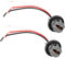 KIMISS 2 pièces 12V faisceau de connecteur de lumière, prise T20 7443 support d'ampoule de voiture adaptateur de prise de connecteur de feu de freinage LED