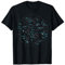 Wissenschaft Astronomielehrer Geschenk Astronomie T-Shirt für Unisex, Schwarz, S, Sternen Motiv, Halbarm, Pullover, Klassische Passform, Polyester