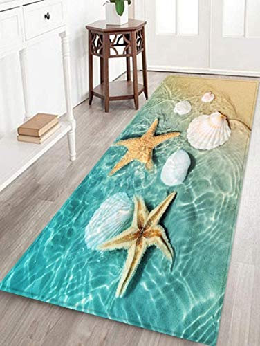 Badematte aus Memory-Schaum, rutschfest, saugfähig, super gemütlich, Samt, Badezimmerteppich, maschinenwaschbar, 60 x 180 cm