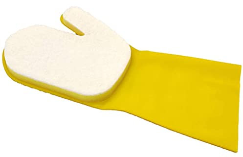 Piscine De Nettoyage Gants. avec Tampon À Récurer. Étanche Gant de récurage pour Spa. Fourniture de Nettoyage de Piscine à remous. Gants de Jardinage pour Cuisines. Main Droite