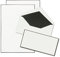 25x Trauerpapier Sets DIN A4 mit gefütterten Umschlägen - handgemachter schwarzer Rand - Briefpapier für Kondolenz
