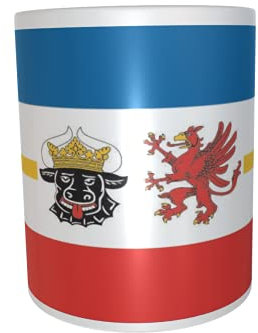 U24 Tasse Kaffeebecher Mug Cup Flagge Mecklenburg Vorpommern