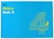 Notenheft Basic 4 Notenblätter 20 mm - blau
