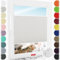 Schuette® Plissee ohne Bohren zum Kleben ● Thermo Kollektion: Spring Cloud (Grau) ● 155x200cm (Breite x Höhe) ● Suprafix Faltrollo Klebehalterung ● Bequeme Rollo Montage inkl. Video