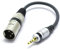 VITALCO XLR Maschio a Mini Jack 3,5 TRS Stereo Maschio Adattatore Connettore per Microfono Cannon a Jack 3.5mm Audio Cavo