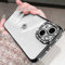 Tybiky Glitzer Hülle Kompatibel mit iPhone 13, Diamant Glitzer Schutzhülle für Mädchen, Transparent stoßfest Bumper Handyhülle für iPhone 13, Schwarzes